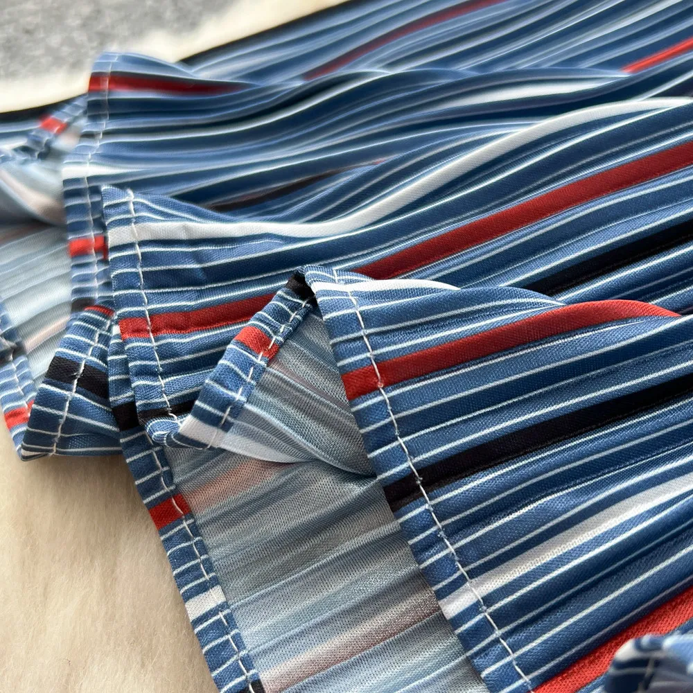 TWOTWINSTYLE Koreaanse Stijl Slanke Denim Rokken Voor Vrouwen Hoge Taille Gesplitste Knop Herfst Causale Hit Kleur Rok Vrouwelijke KSK557081