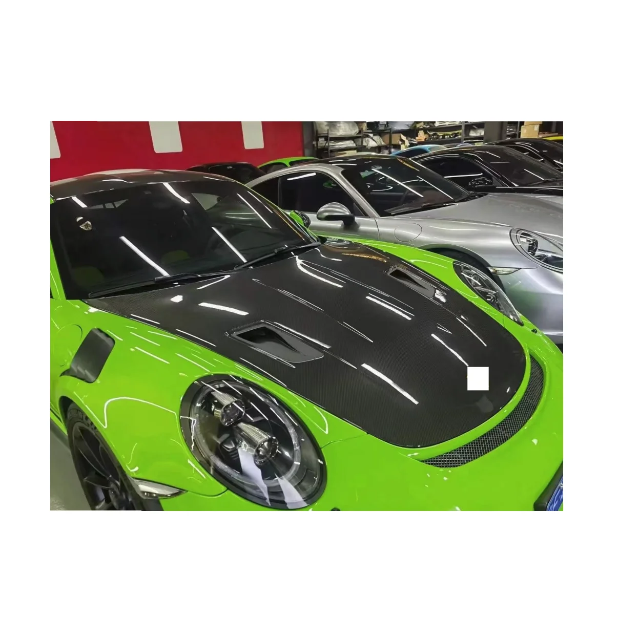 

XLstyling Car Dry Carbon GT3 Bonnet Hood For Porsche 911 991