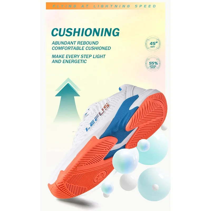 LEFUS Breathable Men's Women's Badminton Shoes Anti-Slip Table Tennis Sneakers Training Sports Comfortable Shoes - Image 3