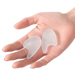 Mathiateur en silicone pour soins des pieds, ajusteur, entretoise de pouce en gel, protecteur, oignons, hallux valgus, orthèses, 2 pièces = 1 paire