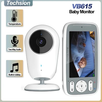 VB615 Video Baby Monitor with Camera 4.0 inch Screen 3X Zoom Two Way Audio Security Cam Auto Night Vision Lullaby Babysitter VB615 Video Baby Monitor with Camera 4.0 inch Screen 3X Zoom Two Way Audio Security Cam Auto Night Vision Lullaby Babysitter