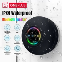 Oneplus Bathroom Waterproof Wireless LED Bluetooth Speaker Large Suction Cup Mini Portable Speaker Outdoor Sports Stereo Speaker