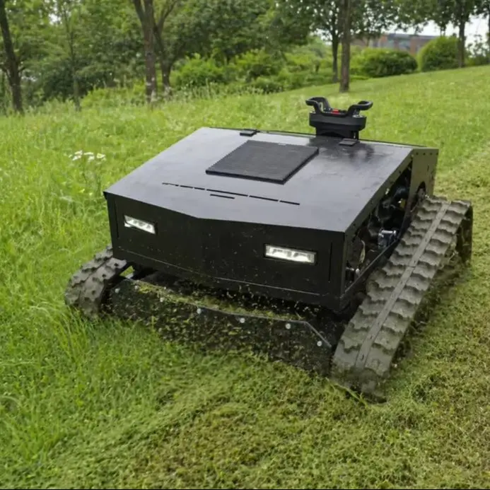 

800mm Working Width All Terrain Lawn Mower, ZNW-800B Multifunctional Remote Grass Cutter with Durable Rubber Tracks, Factory Cus