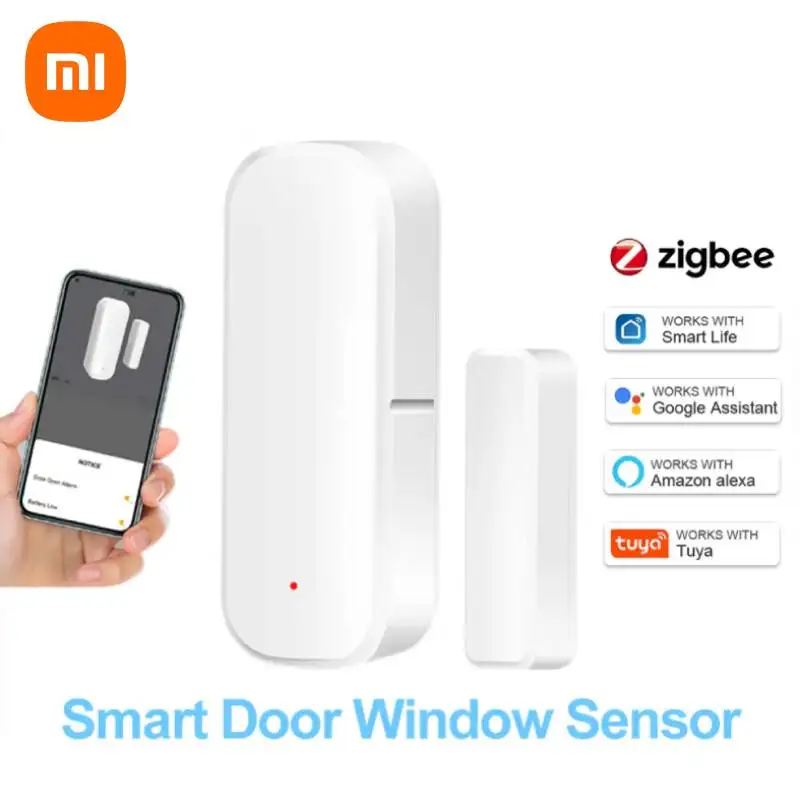 

Xiaomi Tuya WiFi ZigBee Smart Door Sensor Magnetic Door Window Open Closed Detectors Automation Home Security Alexa Google Home