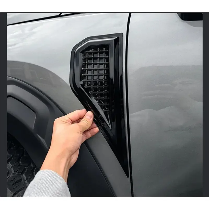 Modified False Air Vent Decoration Patch For Harvard Raptors Leaf Panel Car Wing