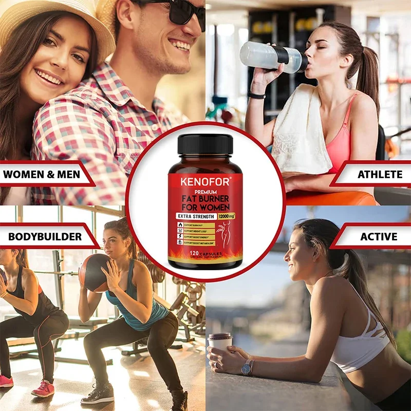 Advanced Fat Burner for Women - Weight Loss, Appetite Suppression, Energy, Cleansing and Detoxification, Boosts Metabolism