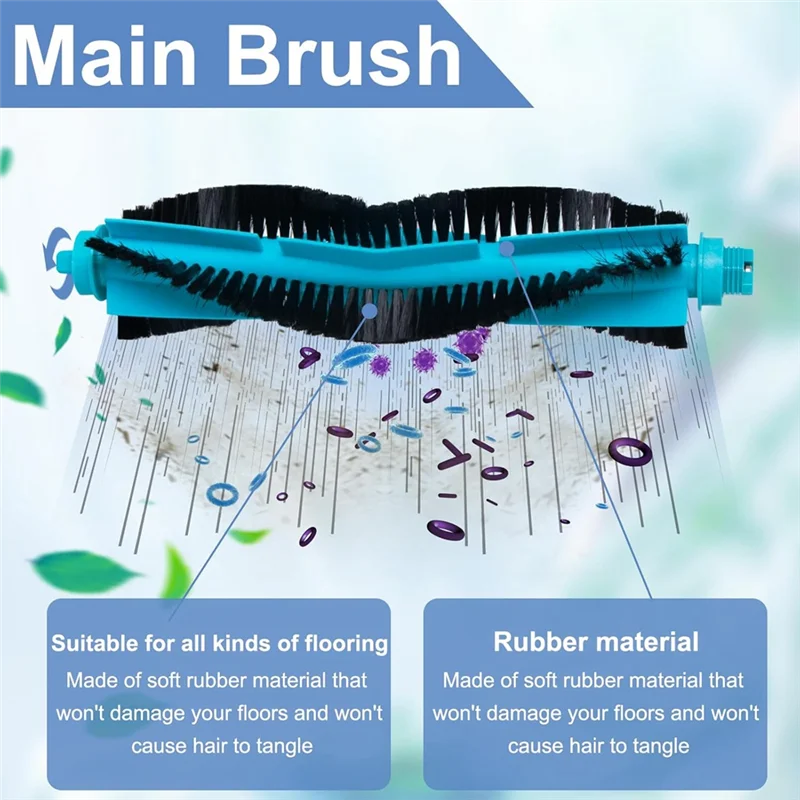 

B26B For Cecotec Conga 11090 Robot Vacuum Cleaner Main Side Brush Hepa Filter Mop Cloth Replacement Parts Accessories