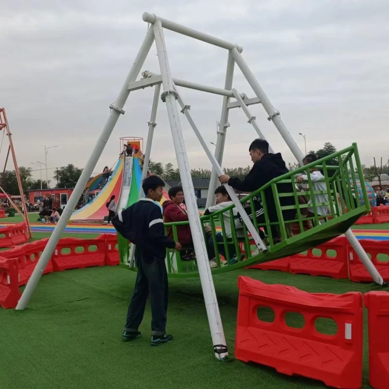 Hot Sale Unpowered Amusement Park Project Funfair Rides Simple Mini Pirate Ship Without Power