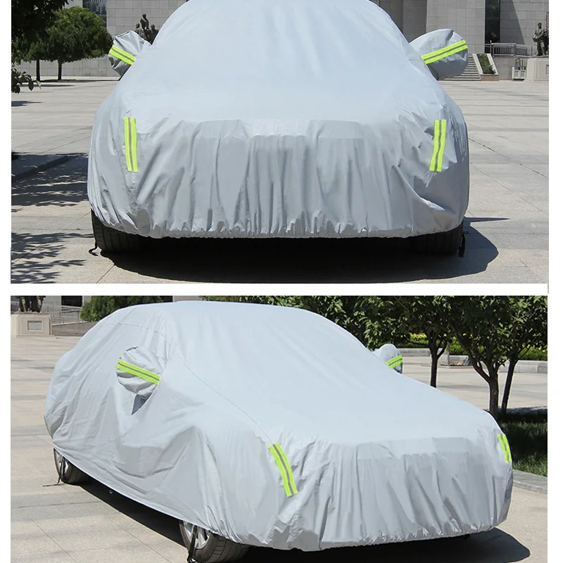 1pcs Car Cover Outdoor Protection Full  Cover Anti-deciduous bird droppings Sunshade Dustproof Protection Cover auto parts