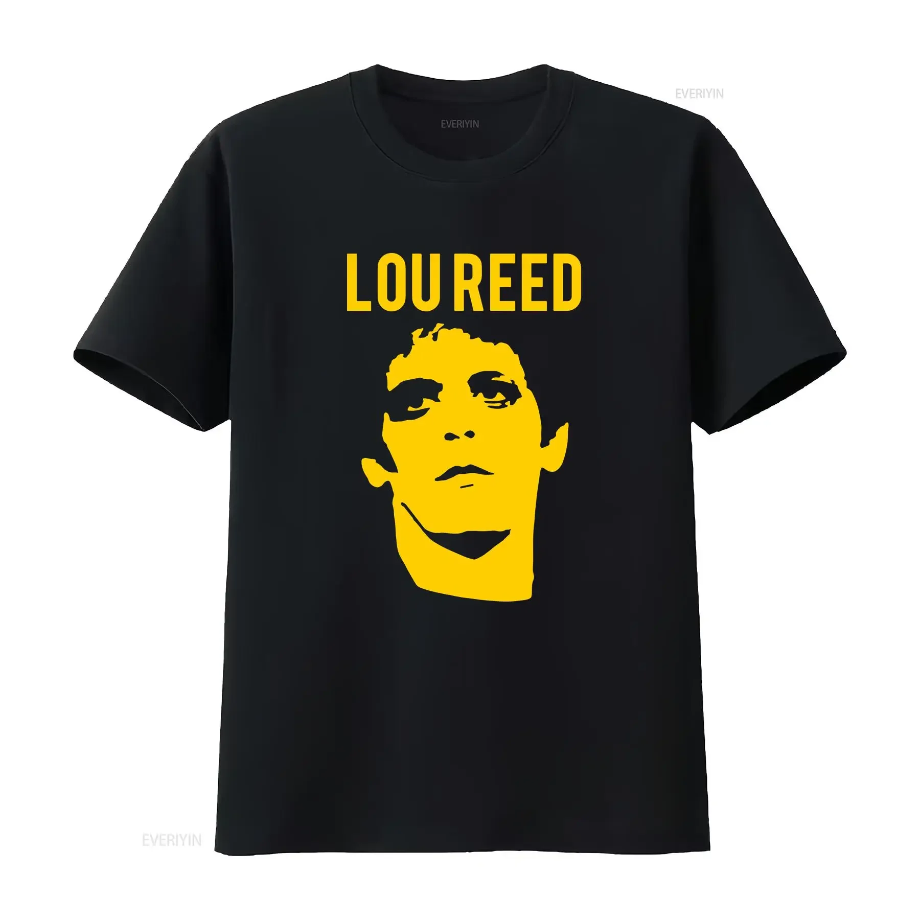Lou Reed Classic Rock Band Heavy Cotton T SHIRT S 3XL vintage Washed Breathable Comfortable Slightly Stretched