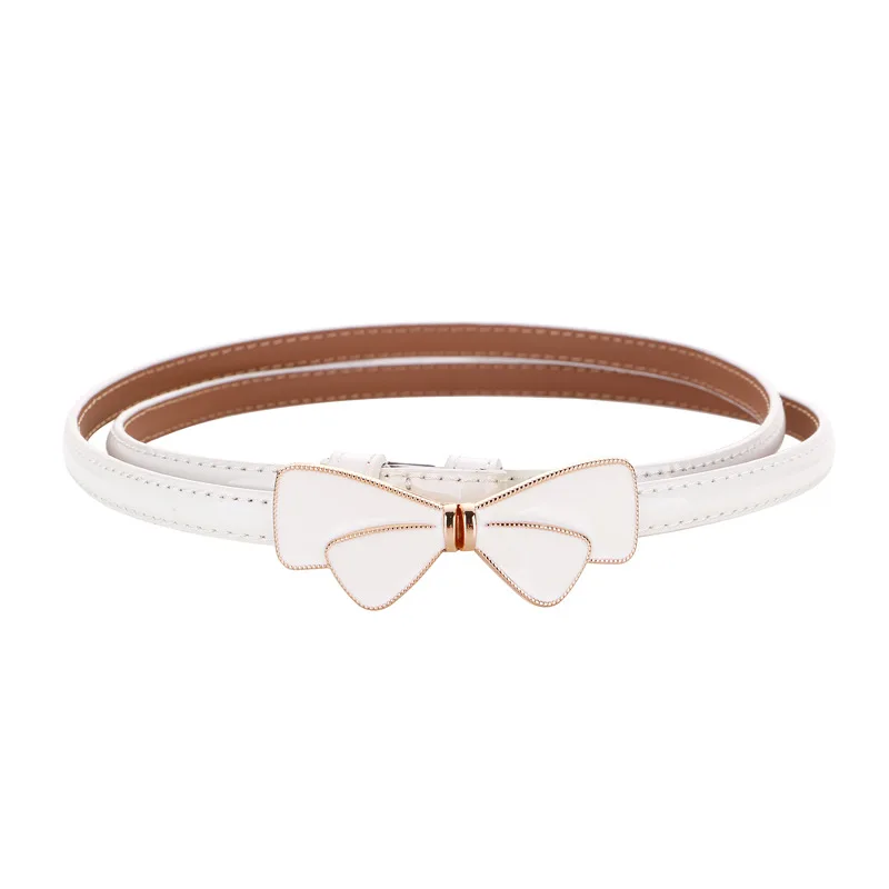 Einfacher Ledergürtel mit Schleife, Verstellbarer Dünner Gürtel für Damen 2024, Neuer Metallgürtel für Kleider und Jeans, Taillenkette, Accessoires für Damen – Detail 16