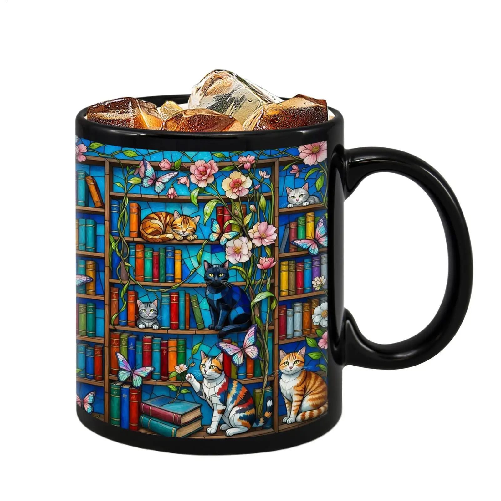Ceramic Coffee Cup 350ml Hot Cold Beverages Drinkware Ceramic Coffe Mug Library Cup For Chocolate Tea Water Juice Home Dorm