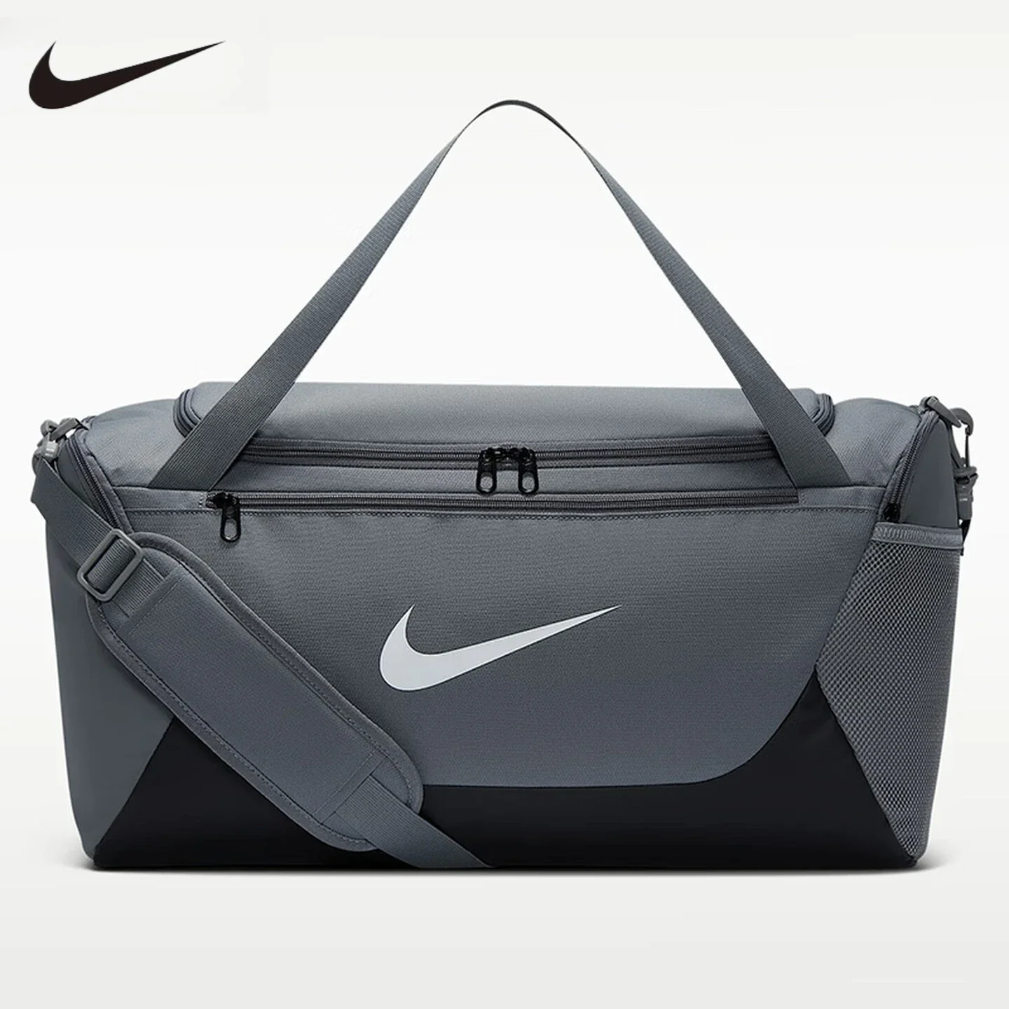 Nike Brasilia Training Duffel Bag Unisex Sports Shoulder Hand Travel Gym Bag For Outdoor Hiking Trekking IB4394-084