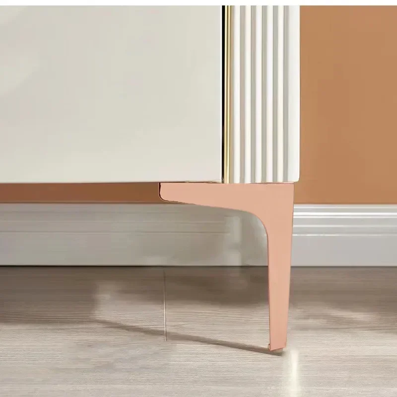 4Pcs/set Furniture Sofa Feet Cold Rolled Steel Rose Gold Sofa Feet Luxury TV Cabinet Support Feet Coffee Table Furniture Feet