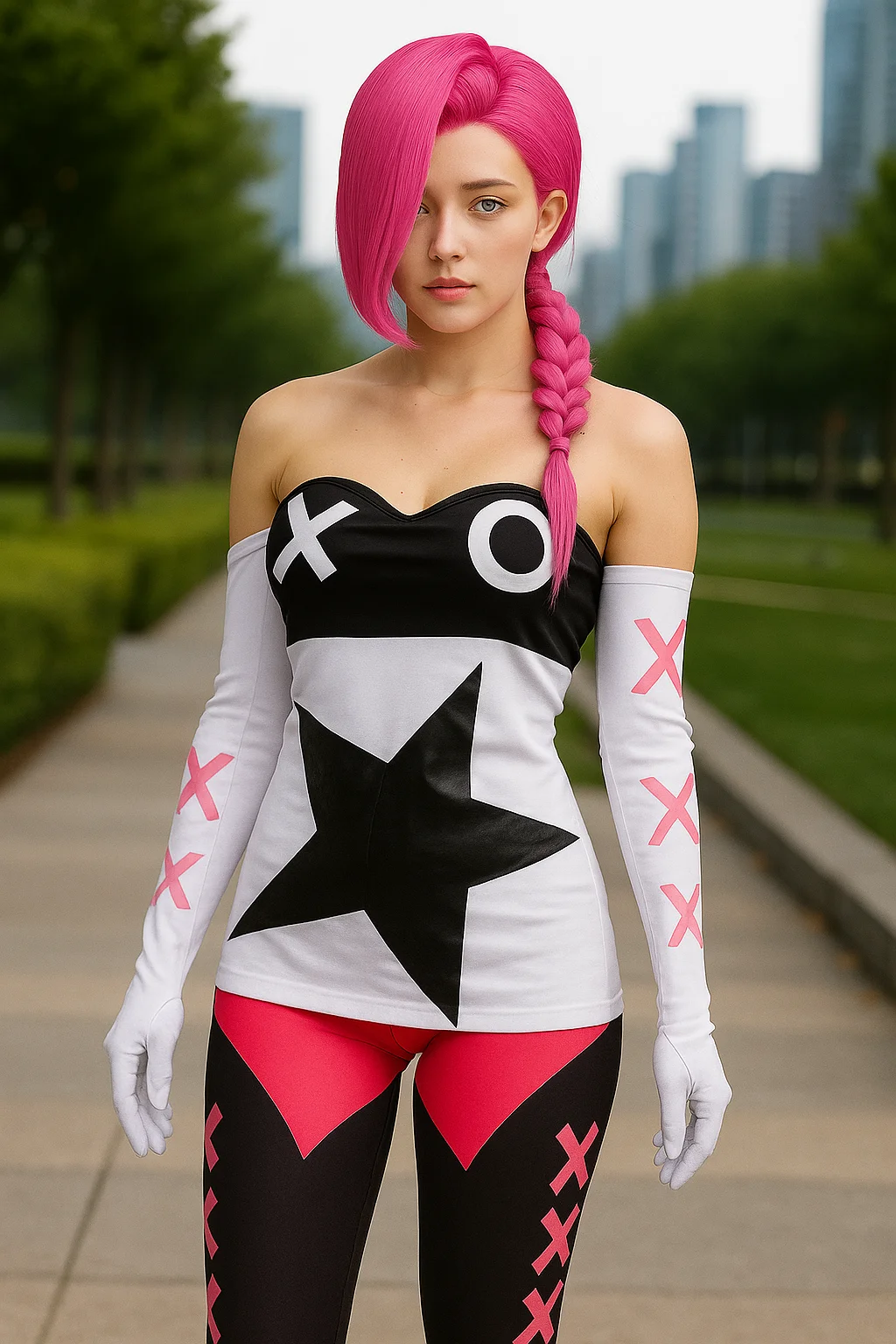 

Handmade Cosplay Wigs for JoJo's Bizarre Adventure Vinegar Doppio