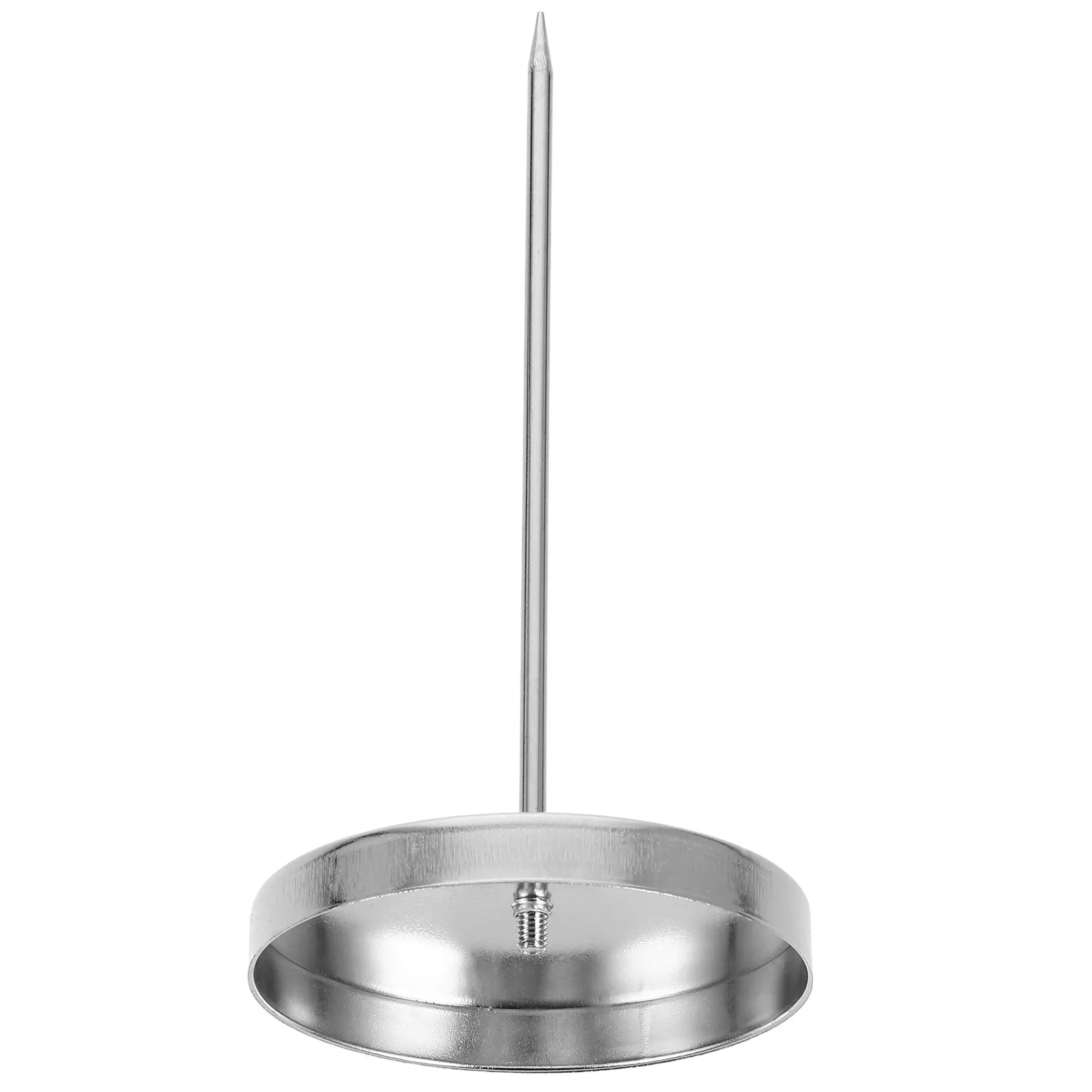 Stainless Steel Receipt Spike Bill Fork Restaurant Ticket Holder Heavy Duty Base Receipts Desk Check Spindle