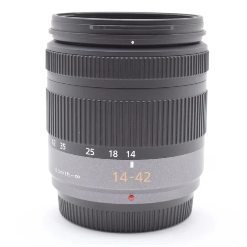 95% جديد حقيقي ل Lumix G Vario 14-42 مللي متر f/3.5-5.6 ASPH ميجا OIS عدسة واسعة الزاوية عدسة تكبير مايكرو 4/3