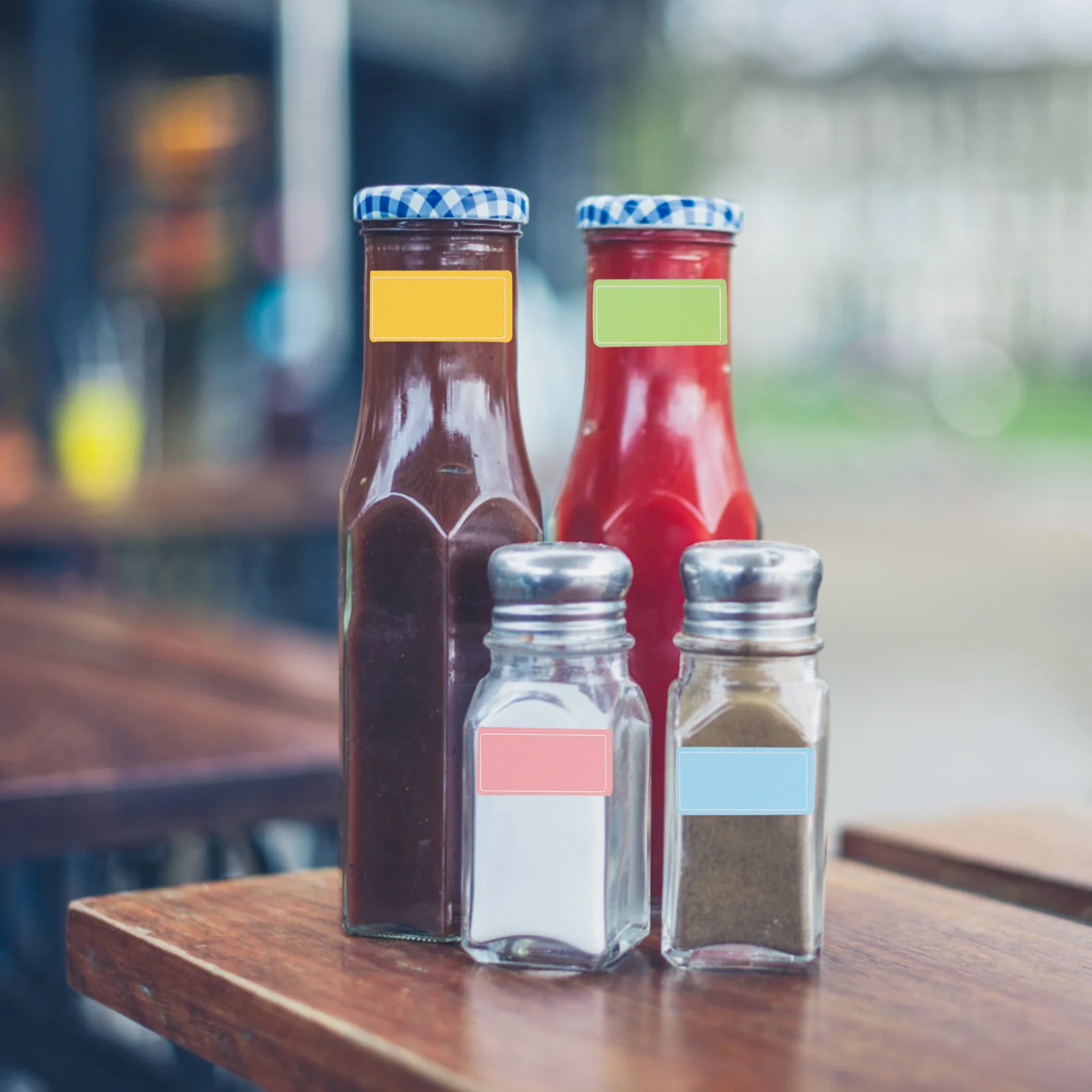 

40 Sheets Paper Self-Adhesive Label Stickers Classification Marking Accessory for Home Kitchen Office Label Sticker