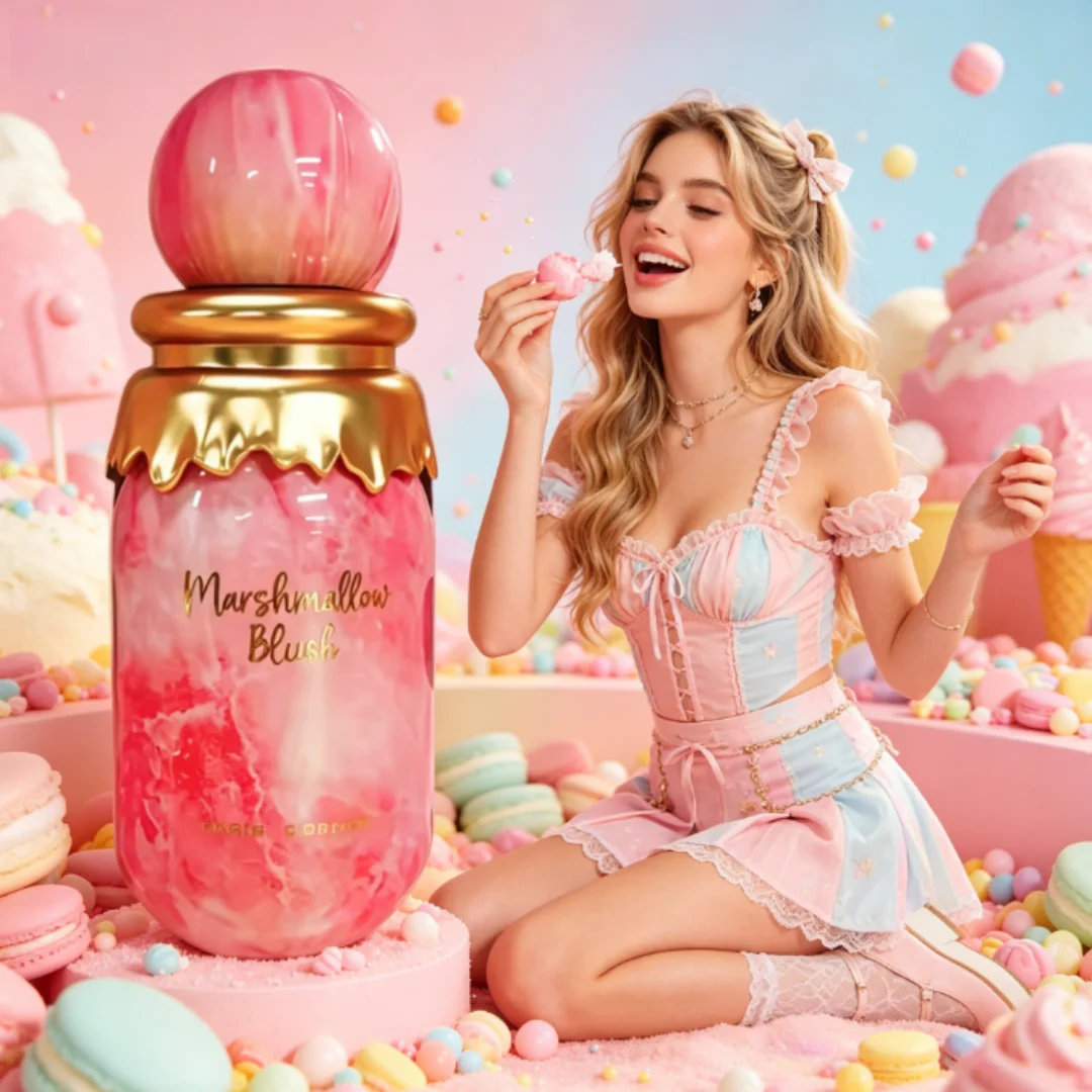 

Premium Luxury Paris Corner Marshmallow Blush EDP Perfume 100ml Women Long-Lasting Sweet Scent Fragrance for Girls Daily Wear