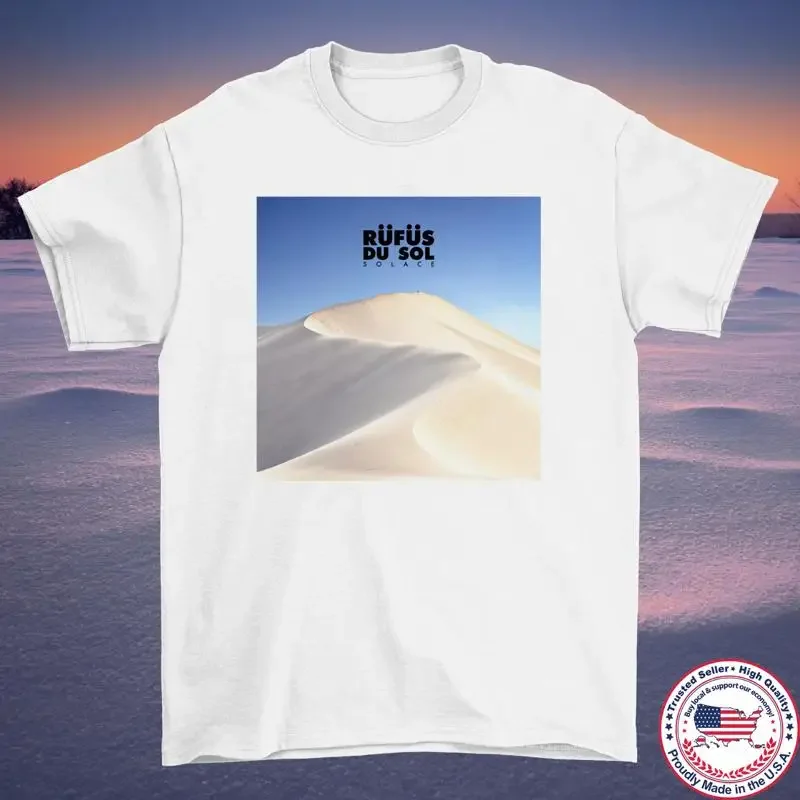 Rufus Du Sol Band SOLACE album White Cotton T Shirt Full Size S 5XL