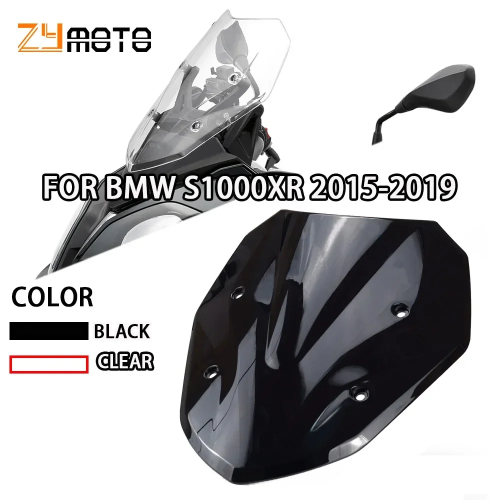 

For BMW S1000XR S 1000 XR S1000 XR K49 2015 2016 2017 2018 2019 Motorcycle Windshield Windscreen Double Bubble Wind Screen