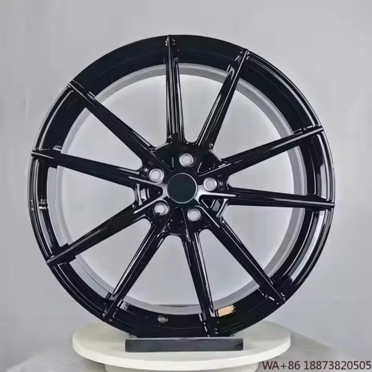JT 5x100 5x112 5x114.3 5x120 Five Spoke Polished Racing Forged Wheels Rims For Supra Type R 350Z 370Z JDM