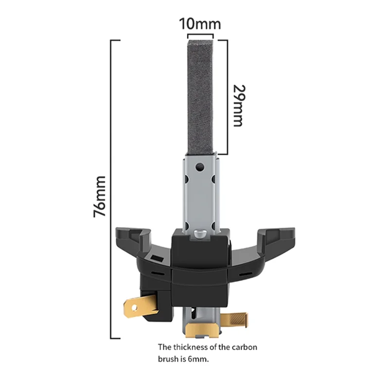 Promotion!Carbon Brush 30X10x6.5Mm Electric Motor Vacuum Cleaner Parts Replacement Accessories