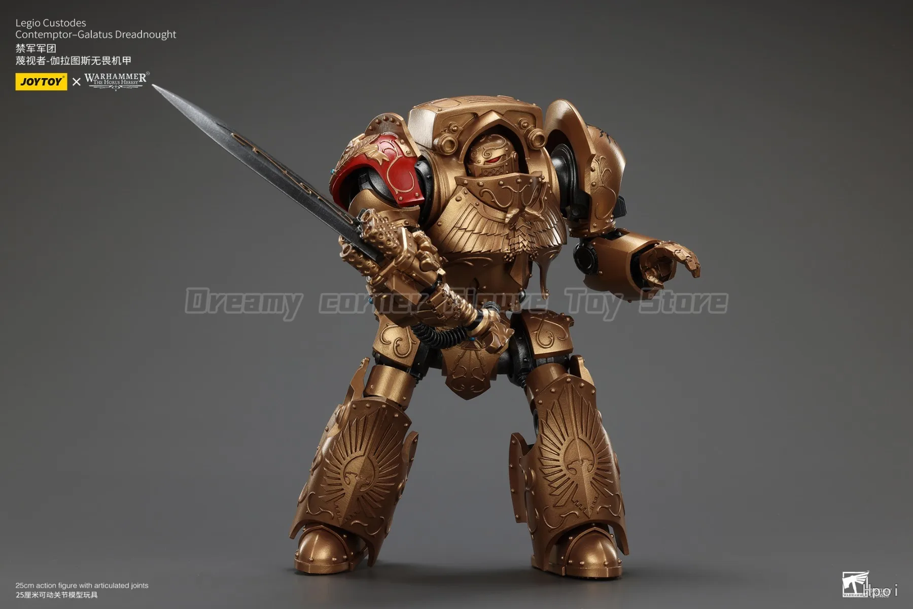 

【In Stock】JOYTOY Warhammer 40K Legio Custodes Contemptor-Galatus Dreadnought 1/18 Action Figure Model