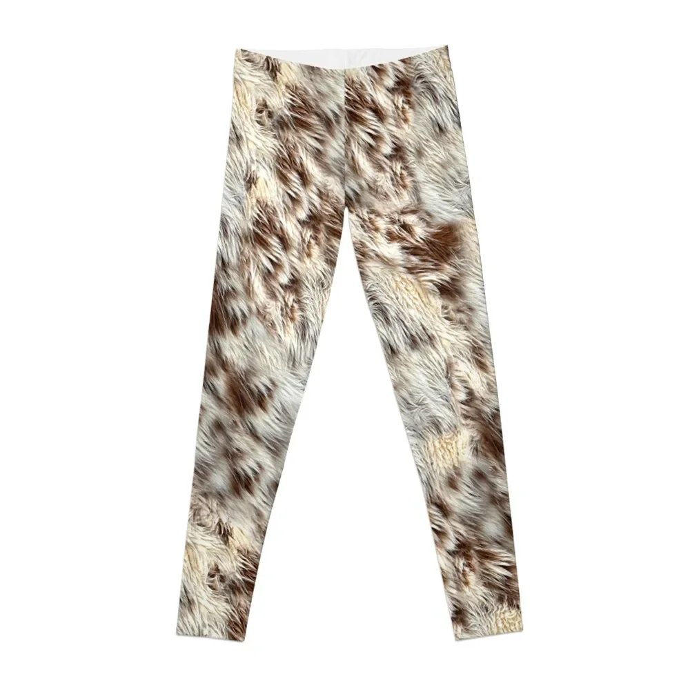 

Animal Fur-Look Image Leggings leggins push up woman Leginsy push up Women's push up Womens Leggings