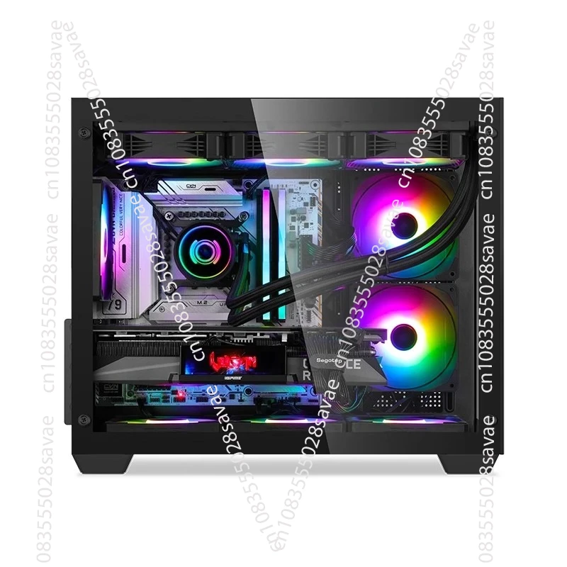 

Sea View Room Chassis MATX Desktop Desktop Side Transparent White Computer Host 360 Water Cooled Chassis
