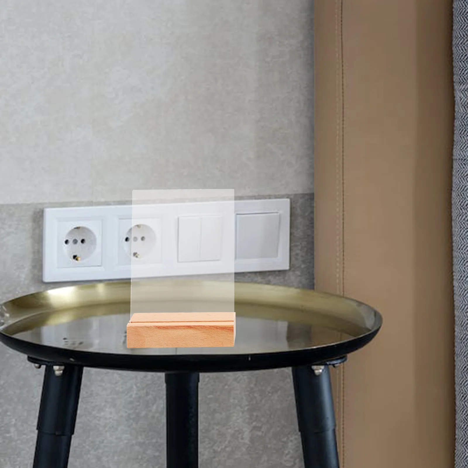 

2pcs Standing Photo Frames Double Sided Display Holders Desktop Home Decoration Natural Rustic Picture Frame Tabletop Decorative