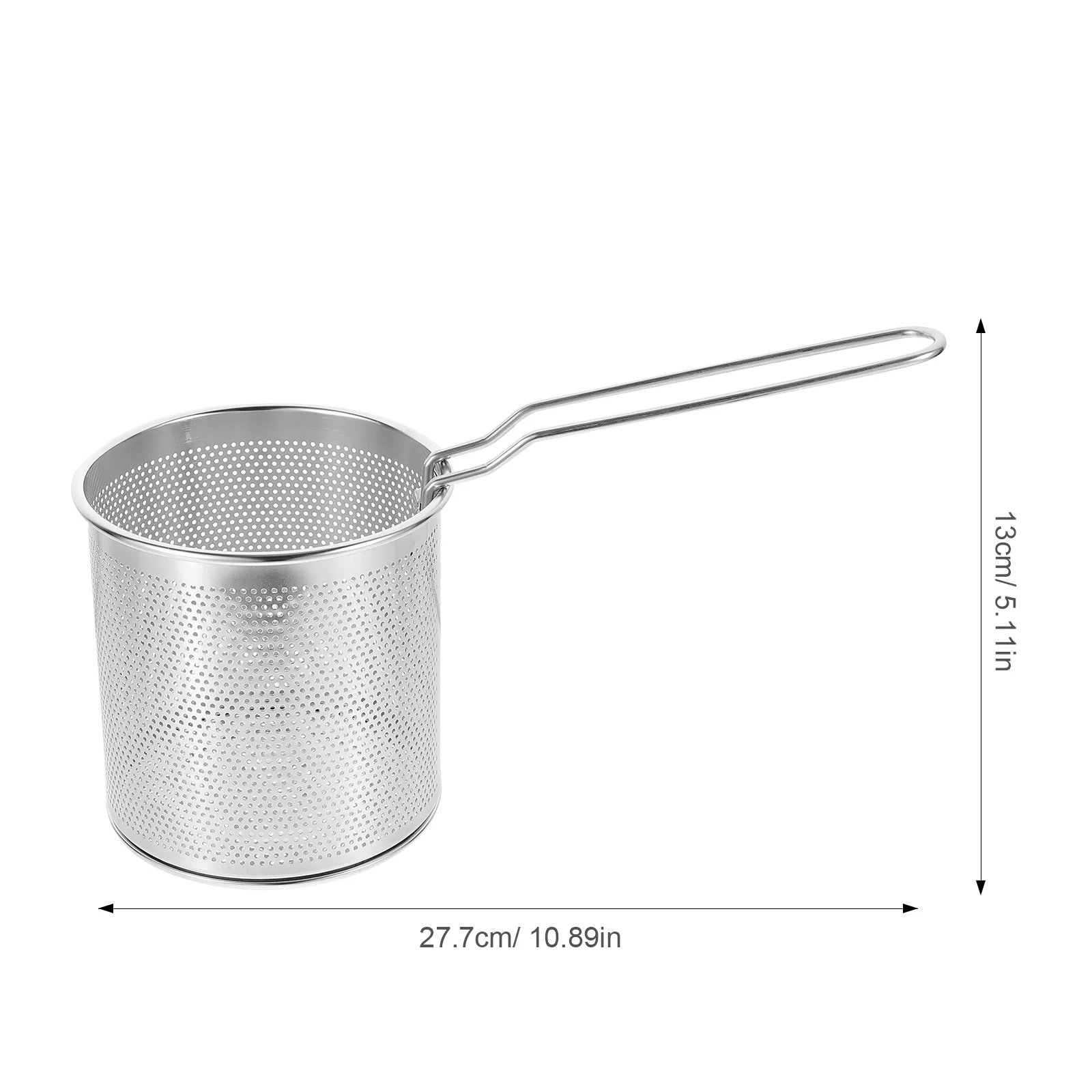 1 set 1 Set Stainless Steel Deep Fryer Pot Fry Basket Mini Frying Kit Household Kitchen Cookware Set Ergonomic Handle Fast Heat