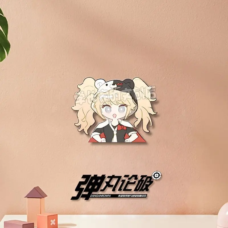 8PCS Anime Danganronpa Badge Brooch Pin Kirigiri Kyoko Hinata Hajime Clothes Backpack Decoration Lapel Personalized Chest Tag