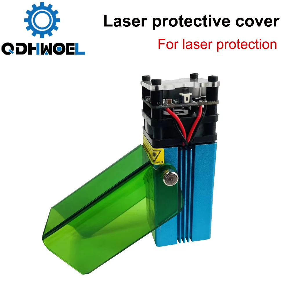 QDHWOEL-Juste de protection laser, coque de protection pour tête laser, lunettes de protection, utilisation pour graveur laser, 33mm, 40mm, 46mm