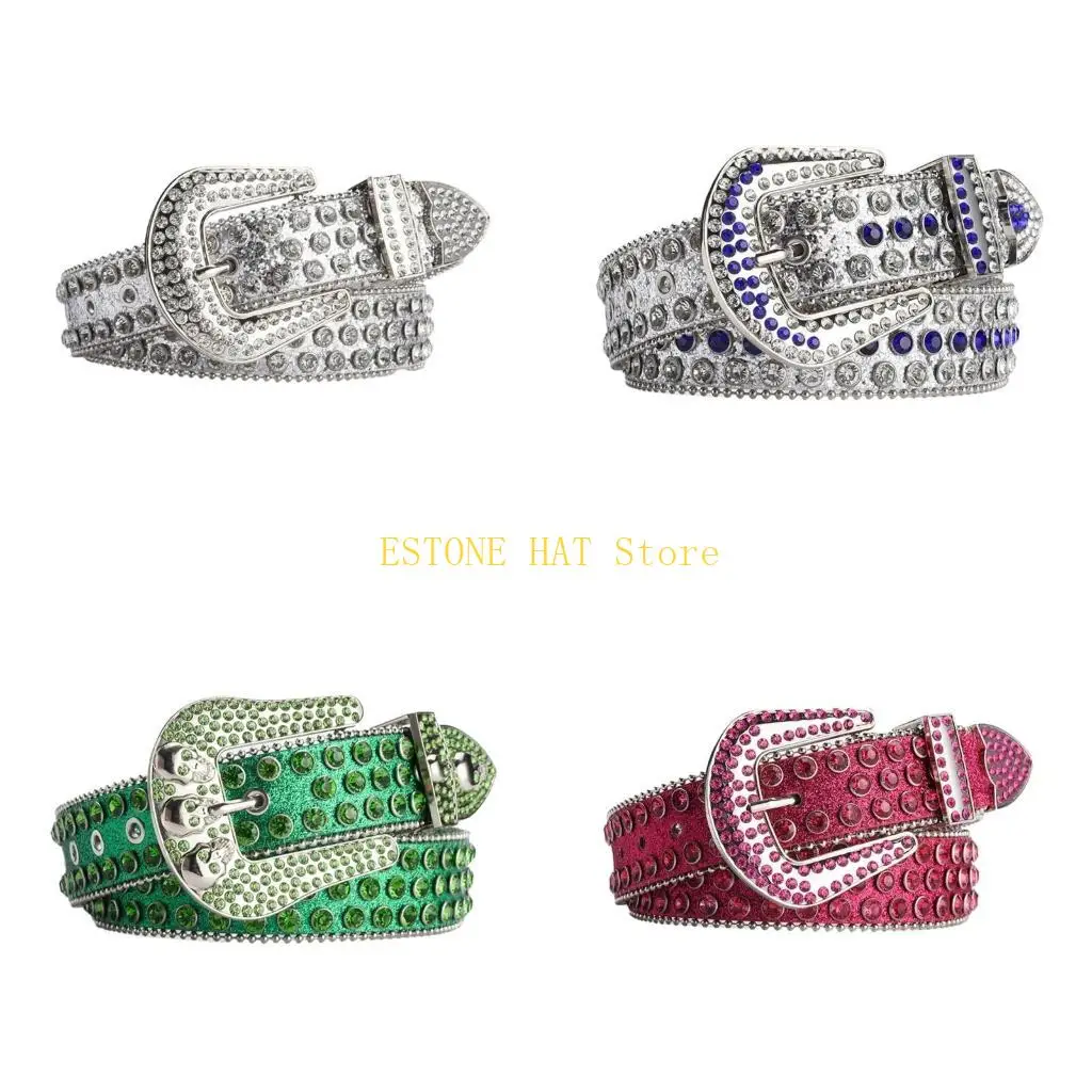 

49MF блестящий ремень для взрослых со стразами, легкий роскошный женский пояс-локомотив