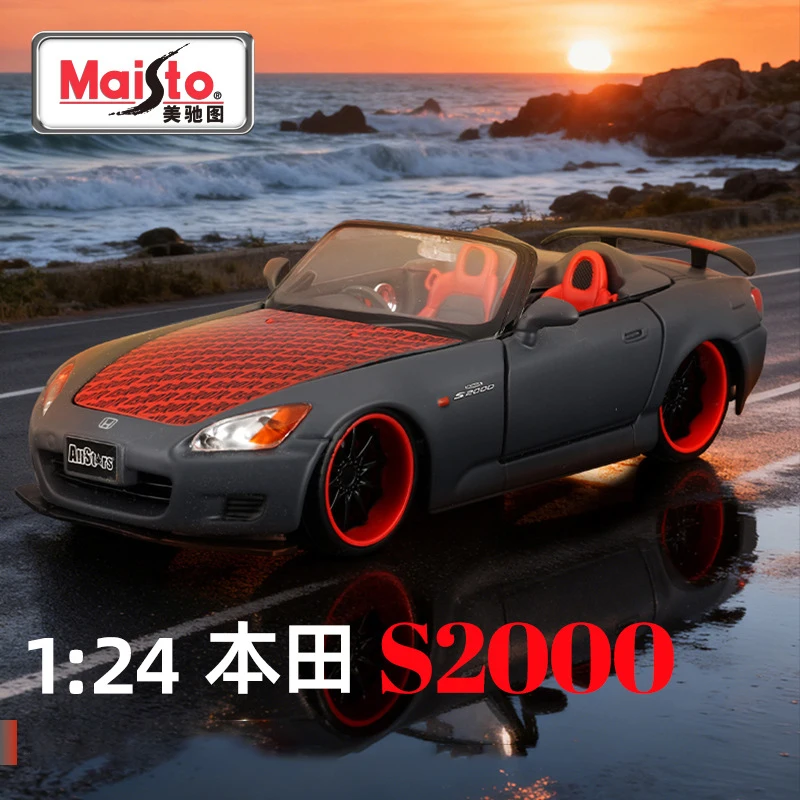 Maisto 1:24 Honda S2000 Gemodificeerde Auto Legering Auto Diecasts & Toy Vehicles Auto Model Miniatuur Schaalmodel Auto Voor Kinderen