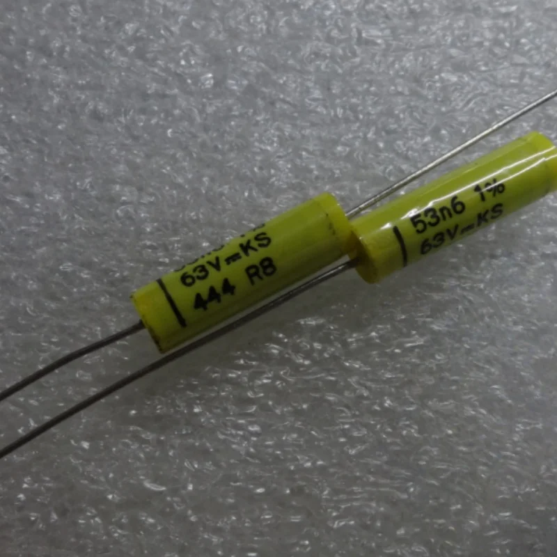 

10PCS KS 0.053UF 63V substitute 56nf 53n6 563 axial tin film fever capacitor