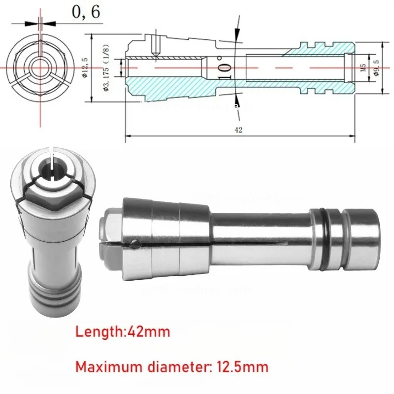 Suitable for DGZ-60E DGZ-60M Engraving Machine with High-precision Chuck 263504 1 Piece