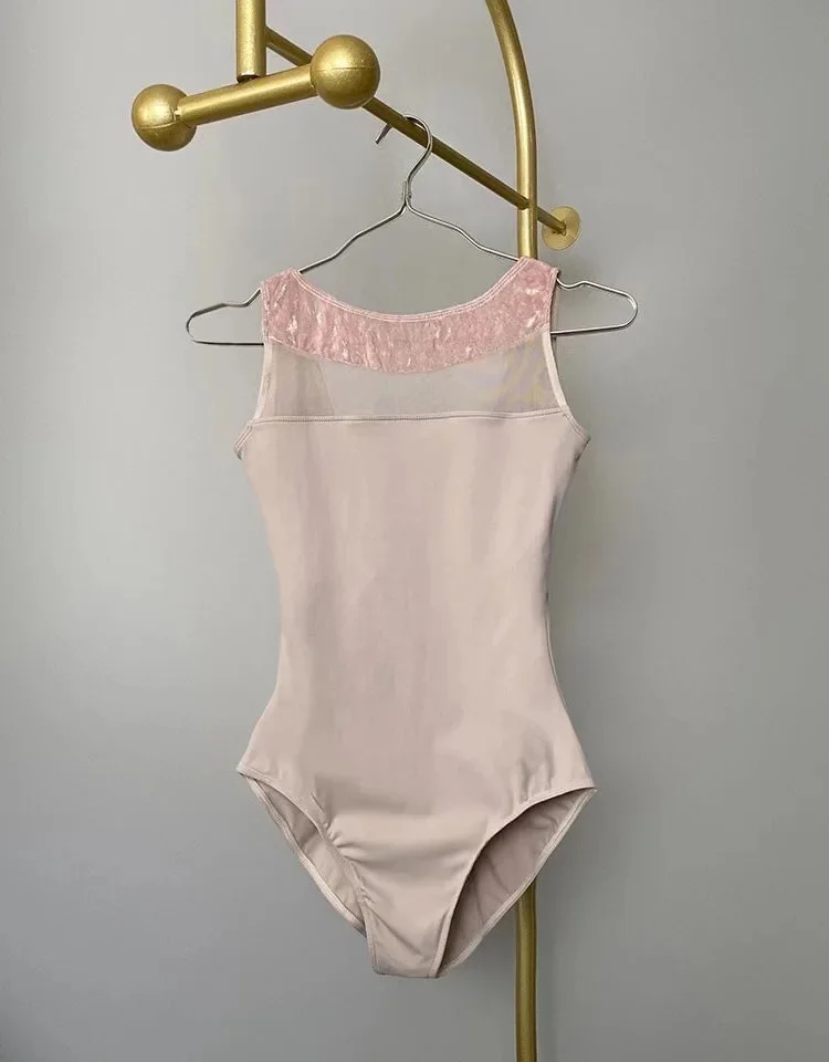 

Балетное гимнастическое танцевальное трико Женская Повседневная танцевальная одежда для тренировок сексуальный жилет для взрослых элегантная балетная одежда