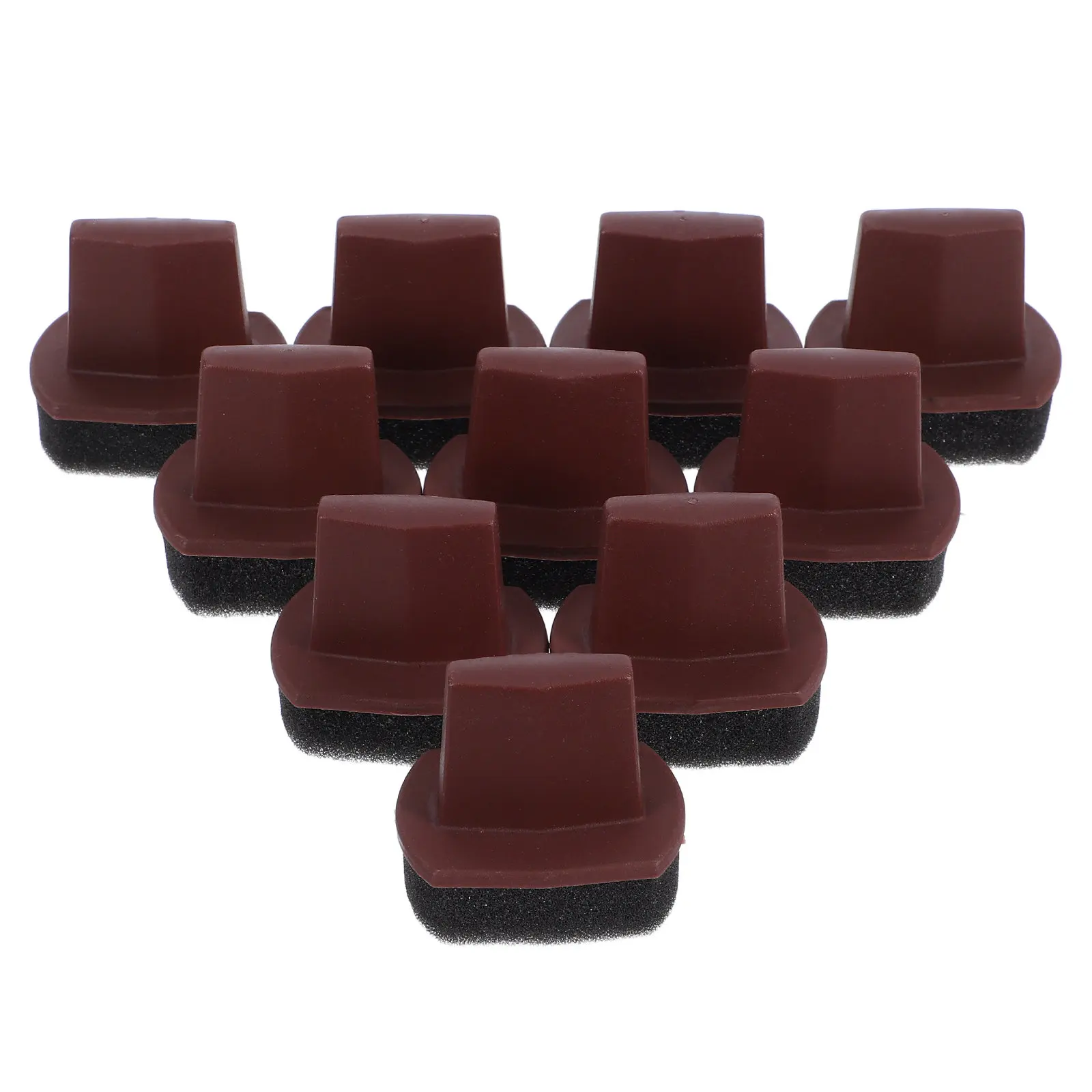 10Pcs Sponge Applicator Brush Painting Sponge for DIY Art Crafts Stain Application Shoe Polish Car Interior Fabric Surface