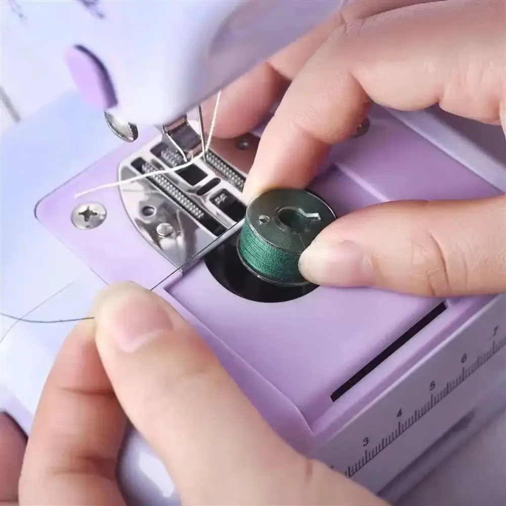 25/36Pcs Multicolor Sewing Machine Bobbin Box Replacement DIY Sewing Machine Spools with Sewing Thread Sewing Machine Tool