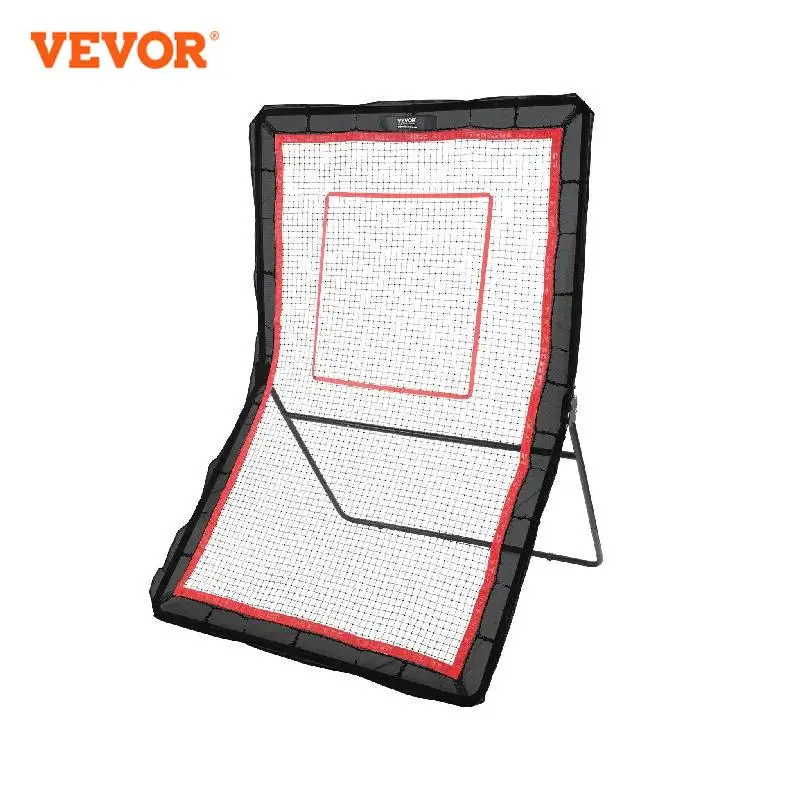 

VEVOR Lacrosse Rebounder for Backyard 5x7 Ft Volleyball Bounce Back Net Baseball Softball Return Training Screen Pitchback