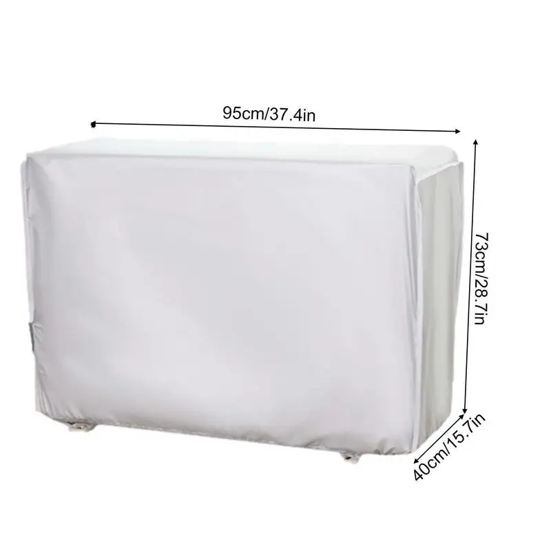 AC Unit Covers For Outdoor Dust-Proof Anti- Corriosn Window Ac Unit Cover Protective Ac Unit Dust Exterior Protector For Home