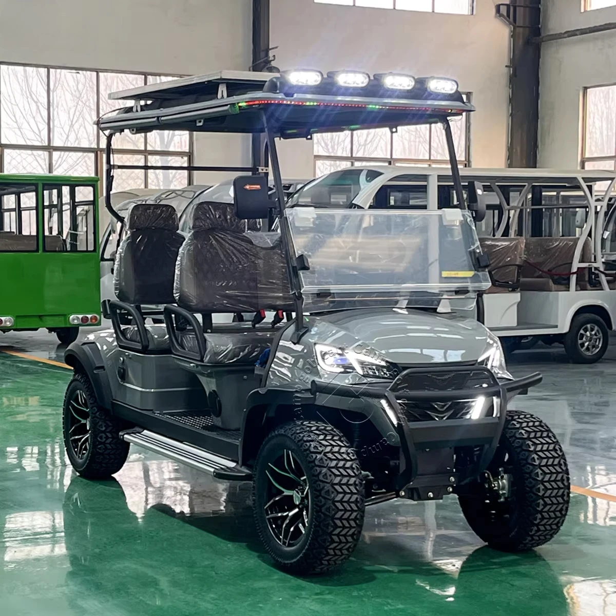 Fast Delivery 72V Lithium Electric Golf Cart 4 Seater Off Road Street Legal Utility Club Buggy