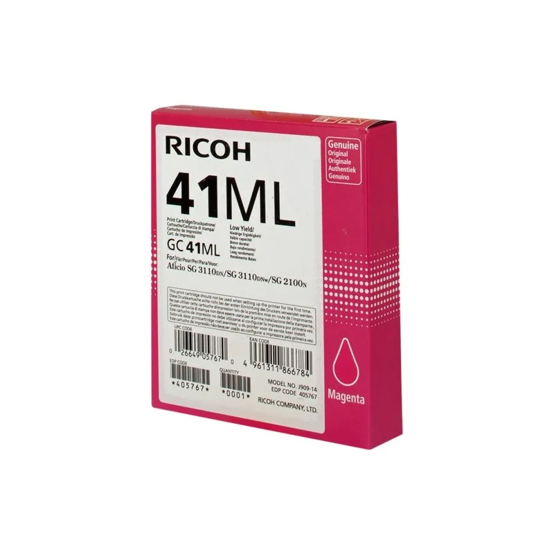 Ricoh GC41ML Magenta Original Gel cartridge-405767 GC41ML tintasycartuchos.com