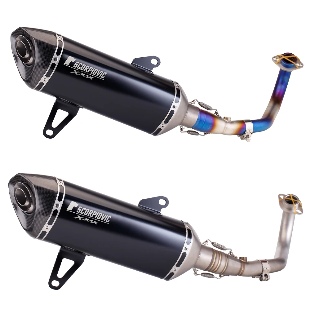 High quality For XMAX300 250 XMAX 300 X MAX250 Motorcycle Exhaust Escape Moto Muffler Slip on 2017-2022