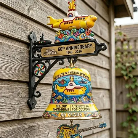 New Arrival Yellow Submarine The Beatles Anniversary Doorbell