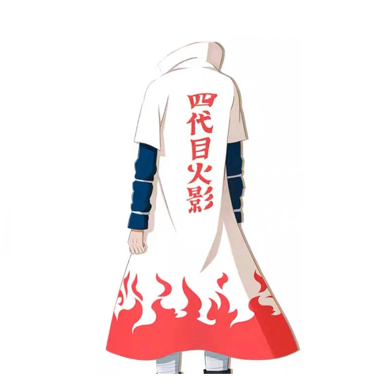 Anime Naruto Cosplay 4Th Uzumaki Naruto Costume adulte enfants Cape cadeaux d'halloween