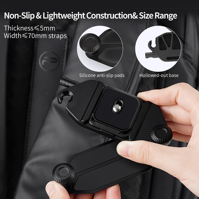 XILETU Cimapro حقيبة الظهر مشبك الكاميرا العالمي Arca السويسرية الإفراج السريع لوحة لكاميرا DSLR سوني نيكون خالية من المتاعب