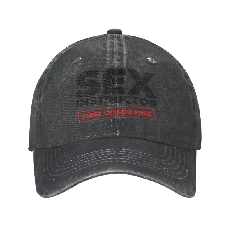 Classic Cotton Sex Instructor Baseball Cap for Men Women Personalized Adjustable Adult Dad Hat Outdoor